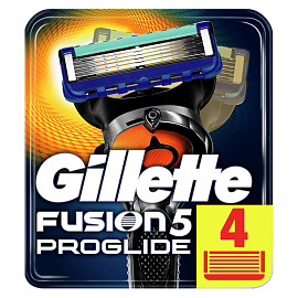 Сменные кассеты для бритья Gillette Fusion Proglide (4 штуки в упаковке)