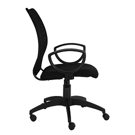 Кресло офисное Бюрократ CH 599 AXSN черное (сетка/ткань, пластик)