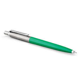 Ручка шариковая Parker Jotter Originals Green цвет чернил синий, цвет корпуса серебристый/зеленый (артикул производителя 2076058)