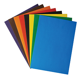 Картон цветной А4, Мульти-Пульти, 16л., 8цв., немелованный, в папке, "Приключения Енота