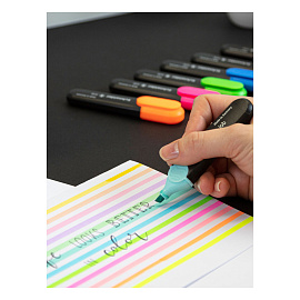 Набор текстовыделителей SCHNEIDER 6 шт., АССОРТИ, "Job", линия 1-5 мм, 115096 фото Набор текстовыделителей SCHNEIDER 6 шт., АССОРТИ, "Job", линия 1-5 мм, 115096