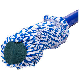 Швабра самоотжимная OfficeClean Professional телеск. ручка 96см, насадка МОП микрофибра, 33см фото Швабра самоотжимная OfficeClean Professional телеск. ручка 96см, насадка МОП микрофибра, 33см