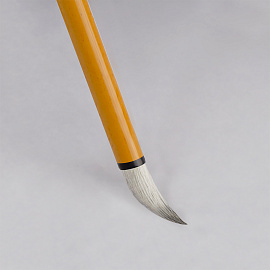 Кисть художественная для каллиграфии Гамма, коза, №3, бамбуковая ручка