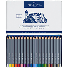 Карандаши акварельные Faber-Castell Goldfaber Aqua 36 цветов фото Карандаши акварельные Faber-Castell Goldfaber Aqua 36 цветов