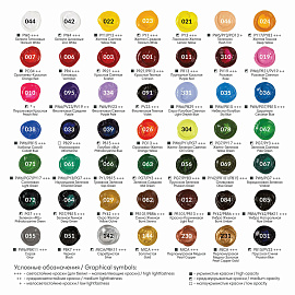 Краски акриловые художественные BRAUBERG ART DEBUT, НАБОР 18 цветов по 12 мл, в тубах, 191126