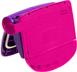 Дырокол Berlingo "Fuze" 20л., пластиковый, фиолетовый, с линейкой фото Дырокол Berlingo "Fuze" 20л., пластиковый, фиолетовый, с линейкой