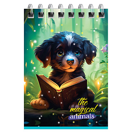 Блокнот А7 40л. на гребне BG "Забавные питомцы