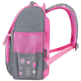 Ранец ПИФАГОР BASIC, 1 отделение, 3 кармана, эргономичная спинка, "Best team", 35х28х18 см, 272050