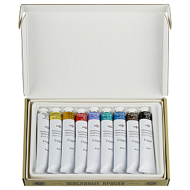 Краски масляные Гамма "Студия" "Юбилейная", 9 цветов, туба 46мл, картон.упак. фото Краски масляные Гамма "Студия" "Юбилейная", 9 цветов, туба 46мл, картон.упак.