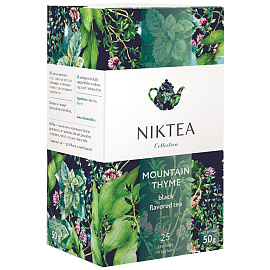 Чай черный Niktea Mountain Thyme 25 пакетиков (чабрец)