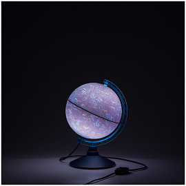 Глобус Звездного неба Globen, 21см, с подсветкой от сети на круглой подставке