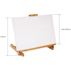 Мольберт настольный планшетный Гамма "Студия", 50*37*39(68)см, бук фото Мольберт настольный планшетный Гамма "Студия", 50*37*39(68)см, бук