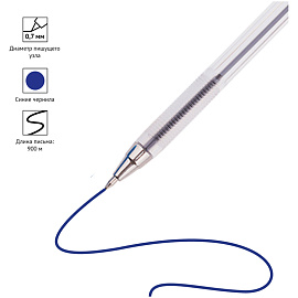 Ручка шариковая OfficeSpace синяя, 0,7мм фото Ручка шариковая OfficeSpace синяя, 0,7мм