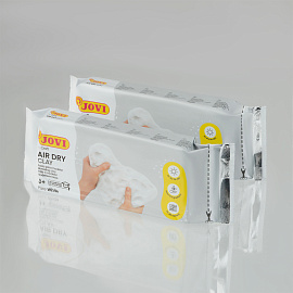 Паста (масса) для моделирования и лепки JOVI, отвердевающая, НАБОР, 7 шт. по 500 г, стеки, 80