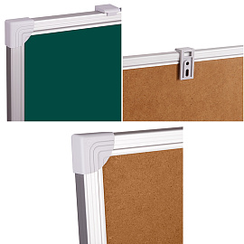 Доска магнитно-меловая OfficeSpace, 90*120см, алюминиевая рамка, полочка фото Доска магнитно-меловая OfficeSpace, 90*120см, алюминиевая рамка, полочка