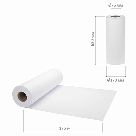 Бумага широкоформатная Evolution PPC Premium EXTRA 620 мм x 175 м 75 г/кв.м (2104121)