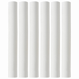 Мел белый круглый мягкий 100 штук, BRAUBERG "АКАДЕМИЯ", картонная упаковка (АЛГЕМ), 271146