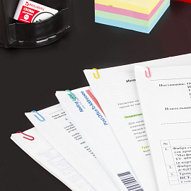 Скрепки ЭКСТРА ОФИСМАГ 28 мм цветные 100 штук, 271316 фото Скрепки ЭКСТРА ОФИСМАГ 28 мм цветные 100 штук, 271316