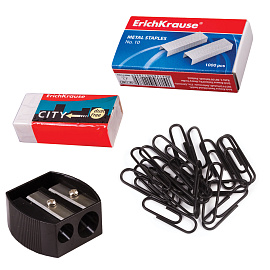 Канцелярский набор ERICH KRAUSE "Виктория", 14 предметов, 96 фото Канцелярский набор ERICH KRAUSE "Виктория", 14 предметов, 96