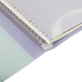 Тетрадь на кольцах А5, 80л., Greenwich Line "Letter symbol", пластиковая обложка, с разделителями