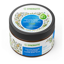 Скраб для тела Synergetic Кокос и масло макадамии 300 мл