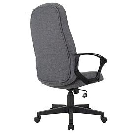 Кресло руководителя Helmi HL-E98, ткань серая, пластик, механизм качания фото Кресло руководителя Helmi HL-E98, ткань серая, пластик, механизм качания