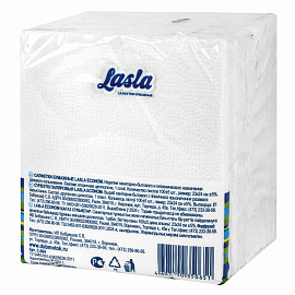 Салфетки бумажные 100 шт., 23х24 см, LASLA эконом, 50651 фото Салфетки бумажные 100 шт., 23х24 см, LASLA эконом, 50651