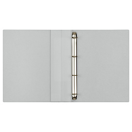 Папка на 4 кольцах СТАММ "Кристалл" А4, 40мм, 700мкм, пластик, бесцветная