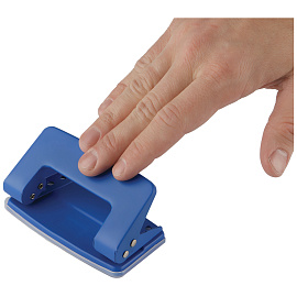 Дырокол OfficeSpace 10л., металлический, синий фото Дырокол OfficeSpace 10л., металлический, синий