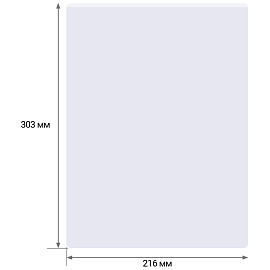Пленка для ламинирования А4 OfficeSpace 216*303мм, 80мкм, матовая, 100л.