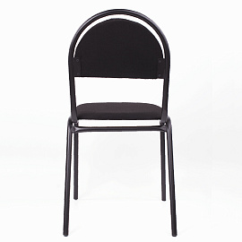 Стул для посетителей РС00М, черный каркас, ткань черная фото Стул для посетителей РС00М, черный каркас, ткань черная