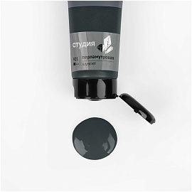 Краска акриловая художественная перламутровая Гамма "Студия", 75мл, пластиковая туба, шунгит