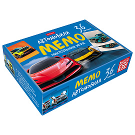 Игра настольная МЕМО 36 карточек, АССОРТИ, HATBER, 36ИнМ