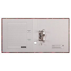 Папка-регистратор OfficeSpace, 50мм, мрамор, красная фото Папка-регистратор OfficeSpace, 50мм, мрамор, красная