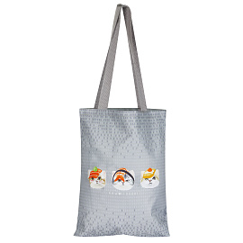Сумка-шоппер ArtSpace"Sushi Cats", 31*39см. с карманом