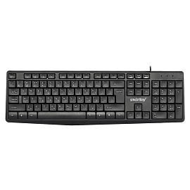 Клавиатура Smartbuy ONE 220, USB мультимедийная, черный фото Клавиатура Smartbuy ONE 220, USB мультимедийная, черный