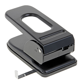 Дырокол мощный KW-Trio Heavy Duty 967 до 70 листов черный с линейкой