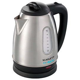 Чайник электрический Scarlett SC-EK21S20 серебристый