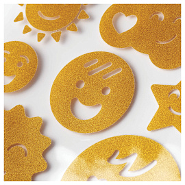 Набор светоотражающих наклеек Мульти-Пульти "Смайлы", 16шт. фото Набор светоотражающих наклеек Мульти-Пульти "Смайлы", 16шт.