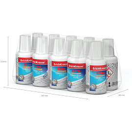 Корректирующая жидкость (штрих) Erich Krause Extra 20 г (морозостойкая, 5) фото Корректирующая жидкость (штрих) Erich Krause Extra 20 г (морозостойкая, 5)