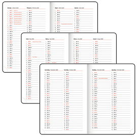 Ежедневник датированный 2026, А5, 138x213 мм, BRAUBERG "Select", балакрон, черный, 117086
