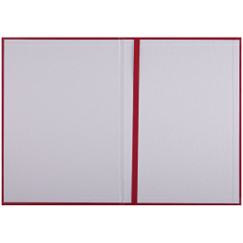 Папка адресная OfficeSpace, (без надписей), А4, бумвинил, бордовая, инд. упаковка