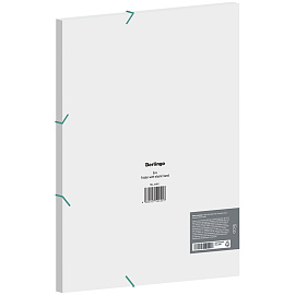 Папка на резинке Berlingo "Eco" А4, 600мкм, прозрачная, с рисунком