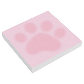 Блок для записей MESHU "Paw", 8,5*8,5см, 100л., на склейке
