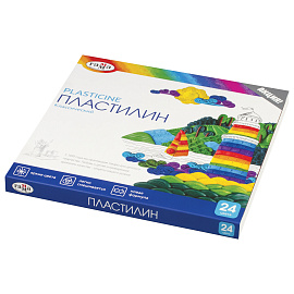 Пластилин классический Гамма Классический 24 цвета 480 грамм