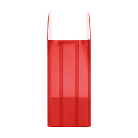 Лоток для бумаг вертикальный СТАММ "Фаворит", тонированный красный, ширина 90мм