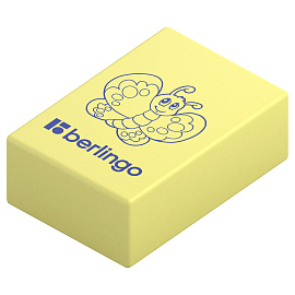 Ластик Berlingo "Animals", прямоугольный, термопластичная резина, 28*18*10мм