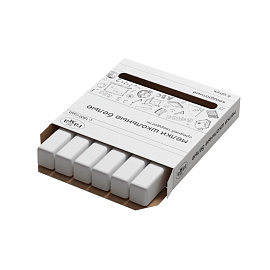 Мел школьный белый Гамма (6 штук в упаковке)