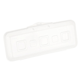 Пенал-футляр, 210*90*40 СТАММ, прозрачный, бесцветный