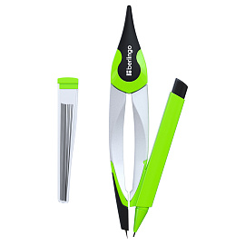 Готовальня Berlingo "Optimum +", 2 предмета, циркуль 135мм, пластиковый футляр фото Готовальня Berlingo "Optimum +", 2 предмета, циркуль 135мм, пластиковый футляр